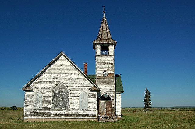 abandoned church